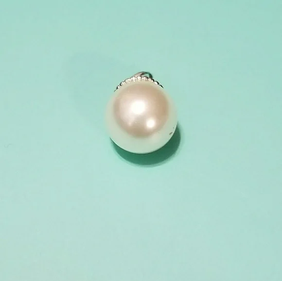 New (Nicked) Origami Owl Pearl Tag - Picture 3 of 5